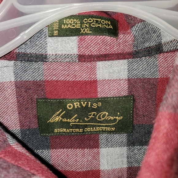 Ovis Signature Collection Flannel Button Down - Picture 2 of 3